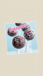Cakepops (chupachups de bizcocho cubiertos de chocolate)